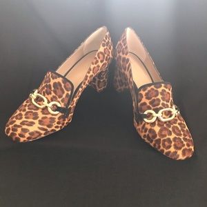 Chic animal print loafers
